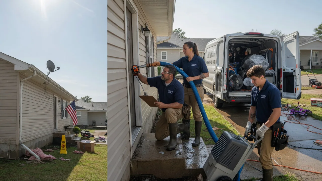 Ceiling Water Damage Restoration in Gibson, TN near me